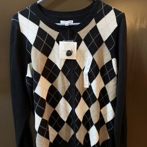 Argyle sweater